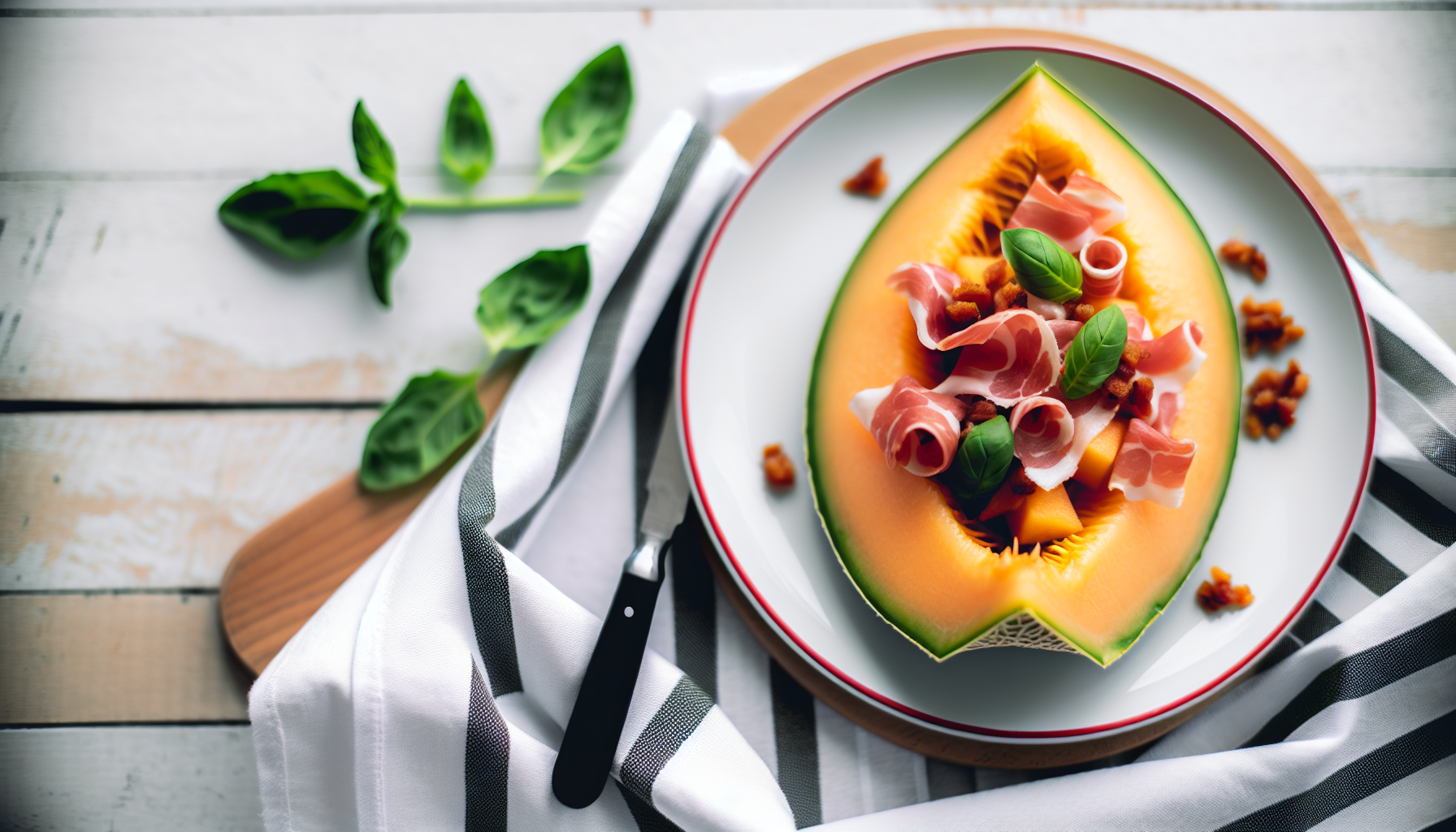 Sárgadinnyés prosciutto tekercs