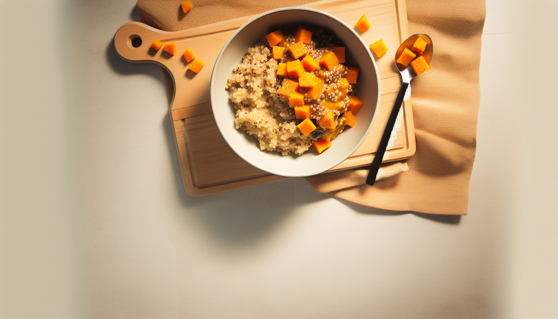 Sütőtökös quinoa köret vacsorára